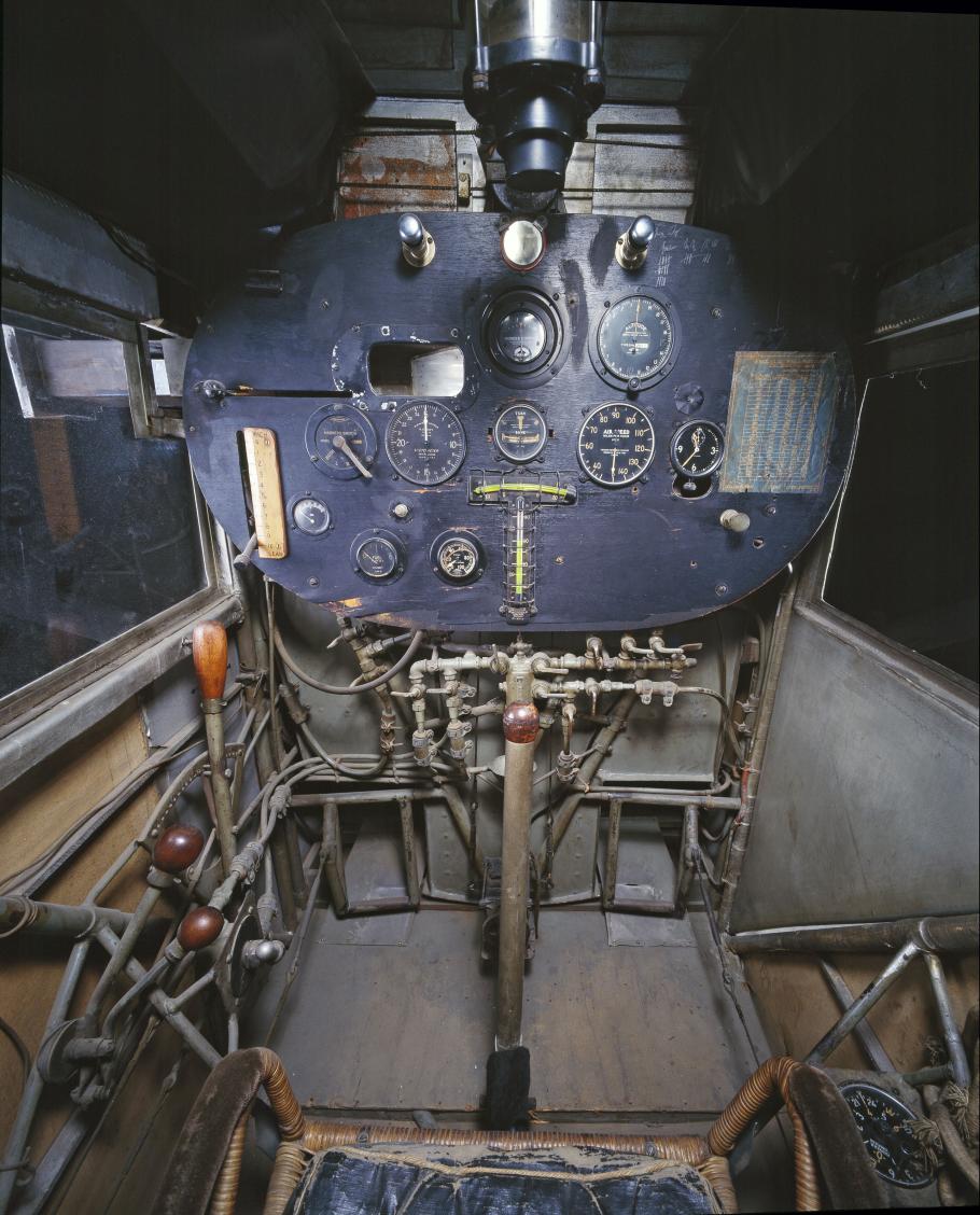 Ryan NYP "Spirit of St. Louis" Cockpit in Boeing Milestones of Flight Hall