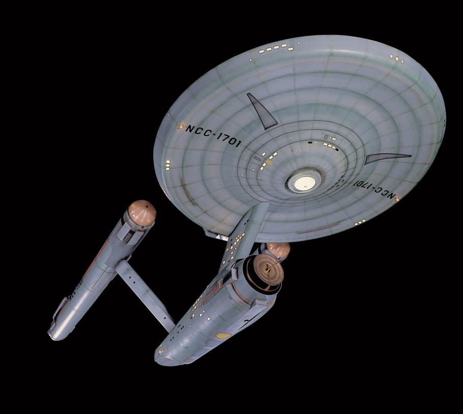 <em>Star Trek</em> starship <em>Enterprise</em> Studio Model
