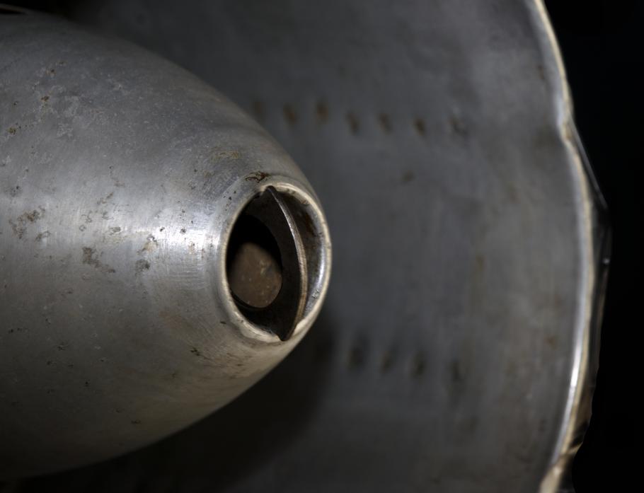 Close-Up View of the Pull Ring of the Jumo 004 B4 Turbojet Engine