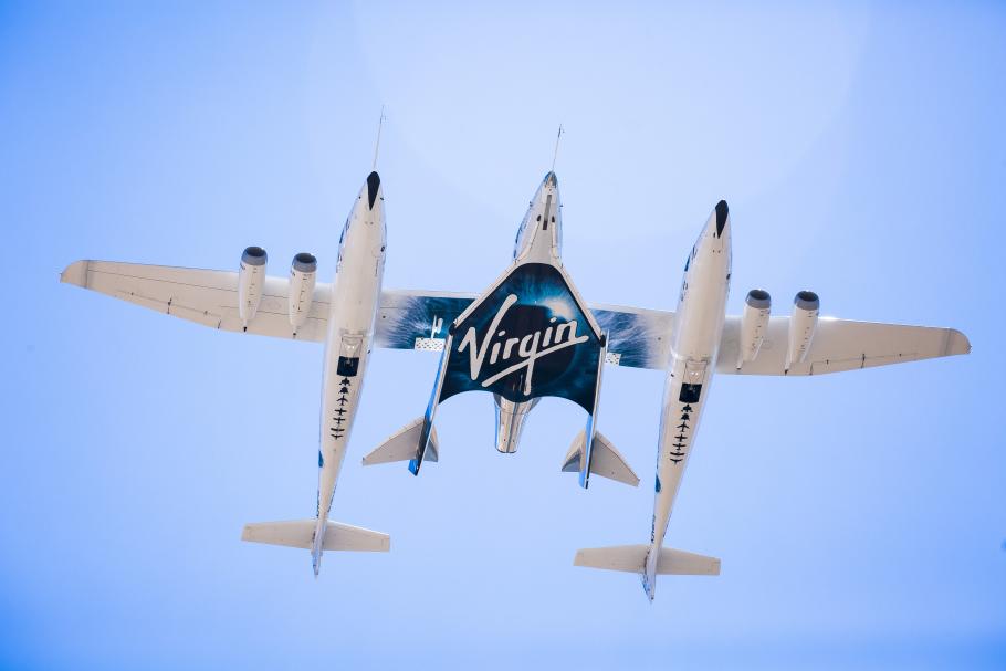 WhiteKnightTwo, Virgin Galactic’s carrier aircraft for the SpaceShipTwo vehicles. 