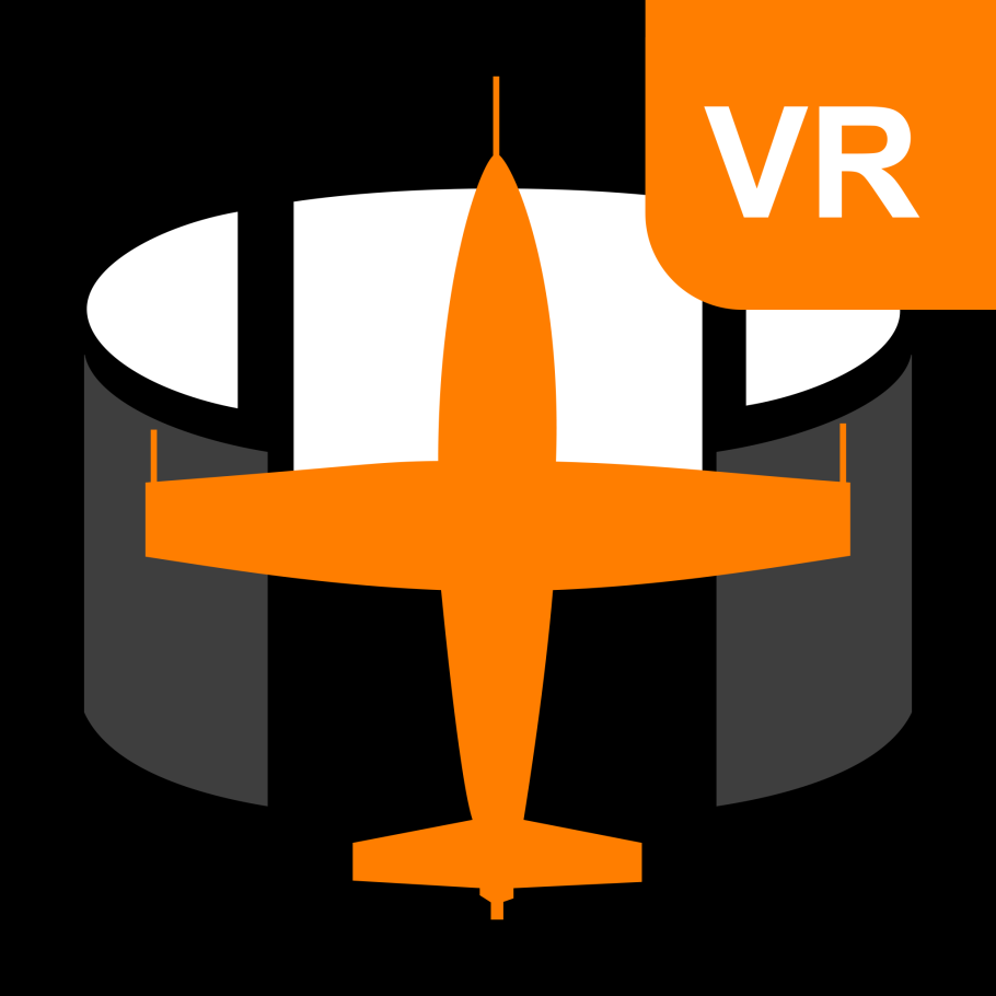 VR Hangar Icon with Orange Bell X-1