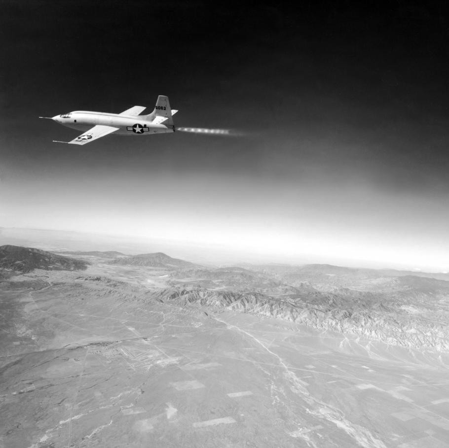 X-1 In Flight