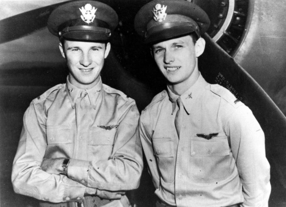 two men in military uniform