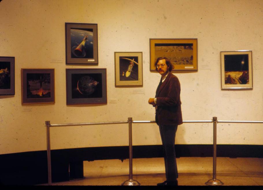 Ron Miller at Bonestell Exhibition