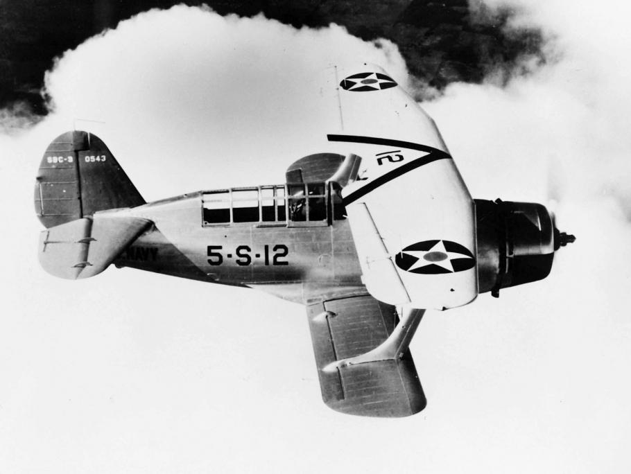Curtiss SBC-3 Helldiver was the last biplane combat aircraft to see Navy service