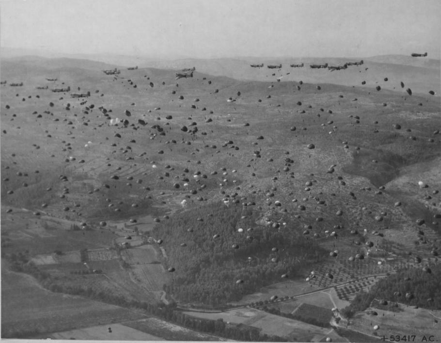 Paratroopers Over Southern France