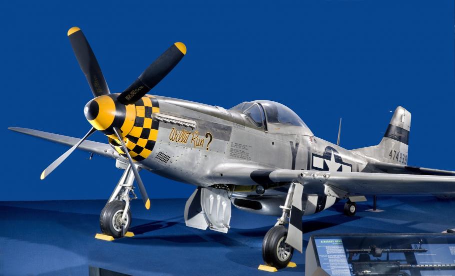 The P-51 Mustang became a long-range escort fighter for the U.S. Armed Forces against Nazi Germany.