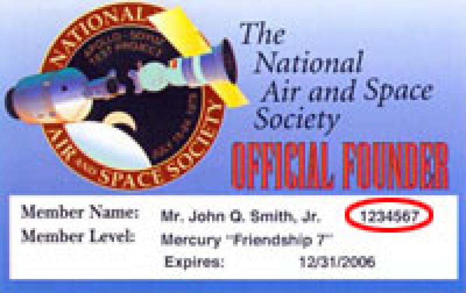 Membership Identification Card | National Air and Space Museum