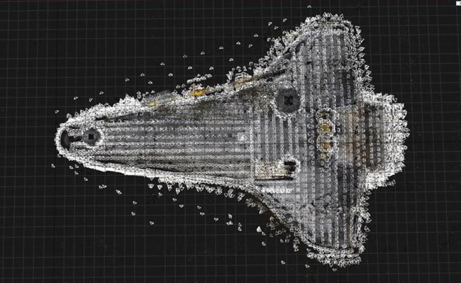 visualization of space shuttle