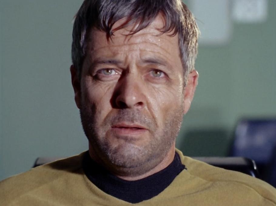 Commodore Decker, played by William Windom, in Star Trek: The Original Series (1966).