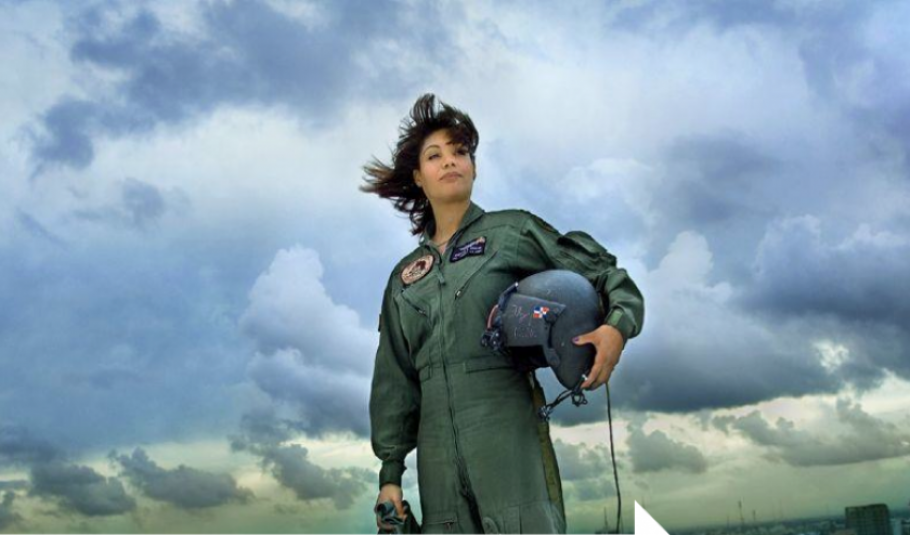 Major Marisol A. Chalas,&nbsp;the first Latina National Guard Black Hawk pilot. 