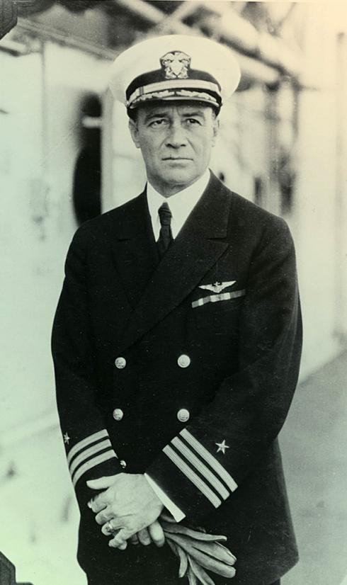 Portrait of Naval aviator Kenneth Whiting.
