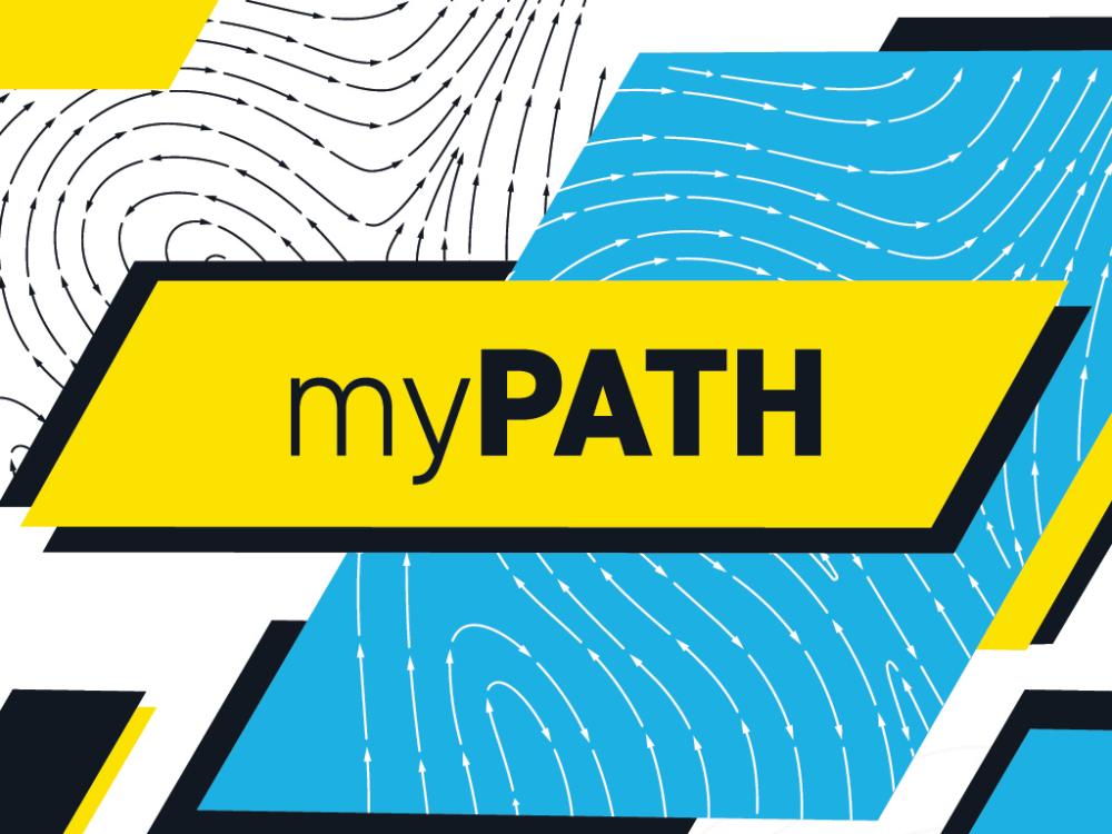 Graphic that reads "My Path"