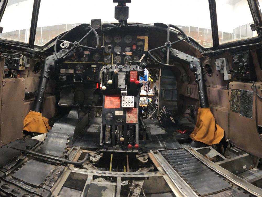 Inside of cockpit