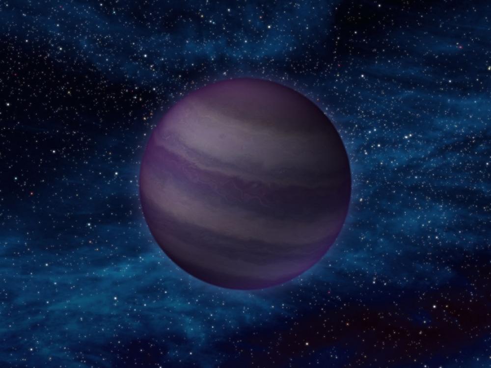 Artist rendering of a planet. 