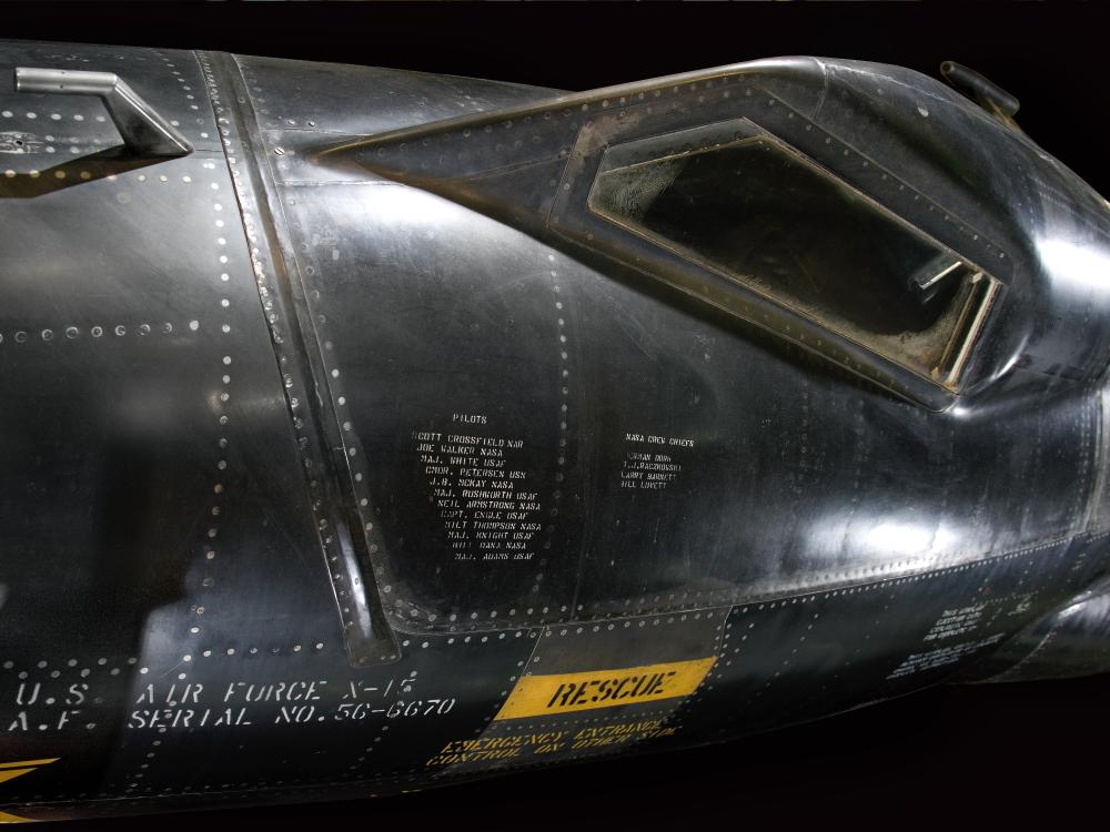 The X-15's distinctive, heat-resistant exterior