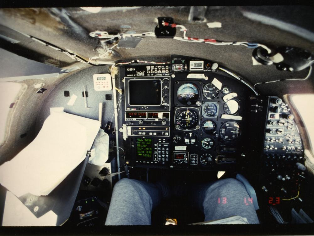 Rutan Voyager Cockpit