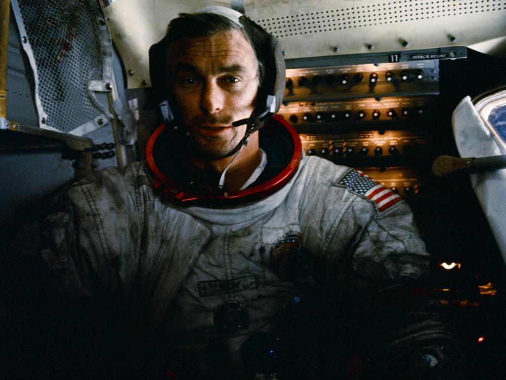 View of Gene Cernan in Flight during the Apollo 17 Mission