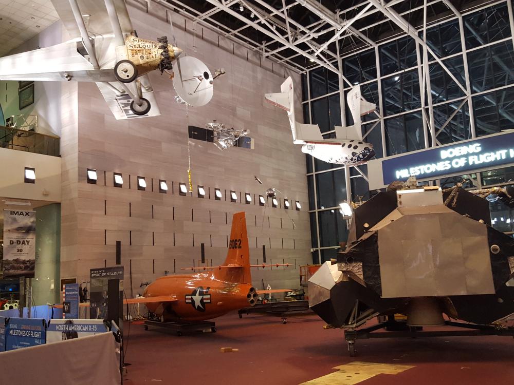 Apollo Lunar Module Moves to the <em>Boeing Milestones of Flight Hall</em>