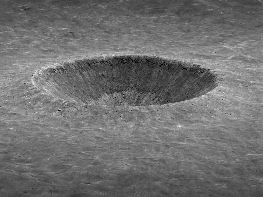 3D of Linné Crater