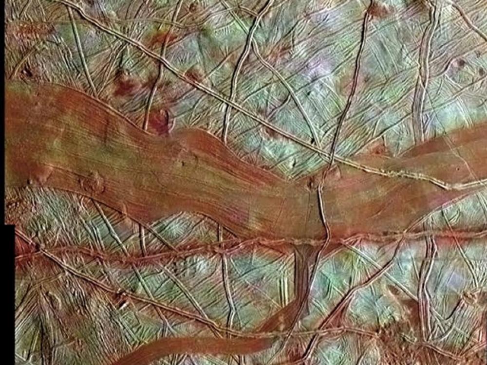 Europa's Icy Terrain