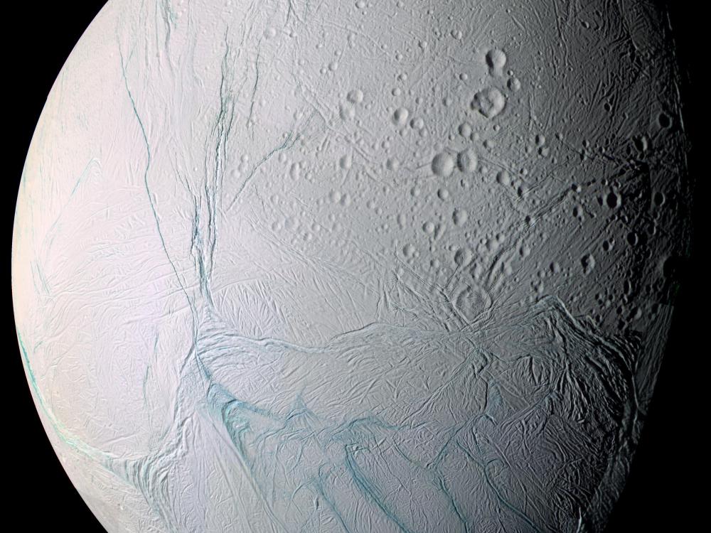 Zooming In On Enceladus (Mosaic)