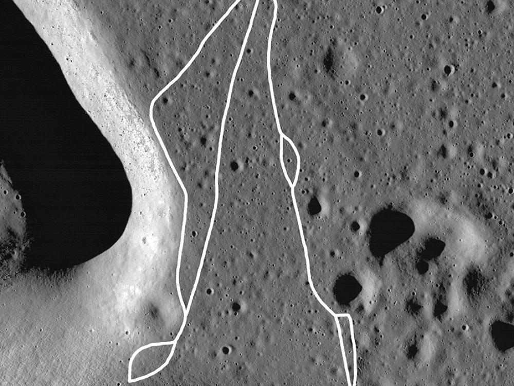 Apollo 15 Landing Site Map