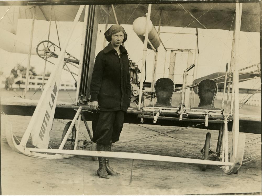 Pilot Ruth Law and her Wright Model B