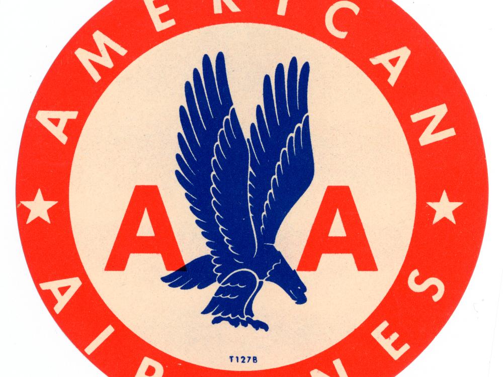 American Airlines Baggage Label