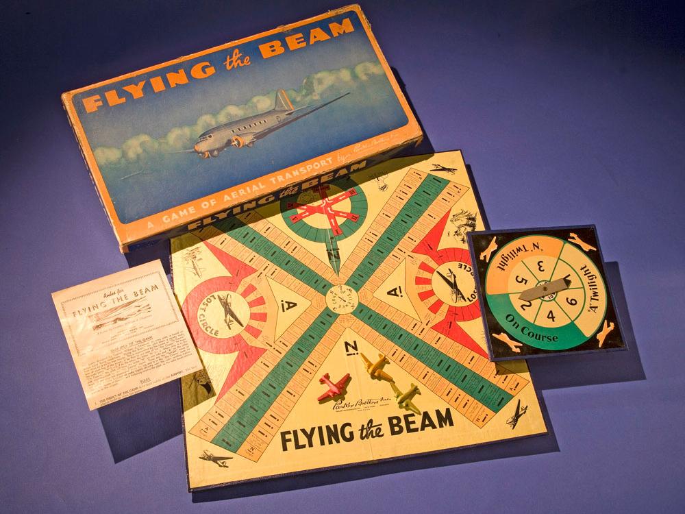 A classic board game set themed to flight. The set comes with a spinner tool and instructions alongside the board for up to four players.