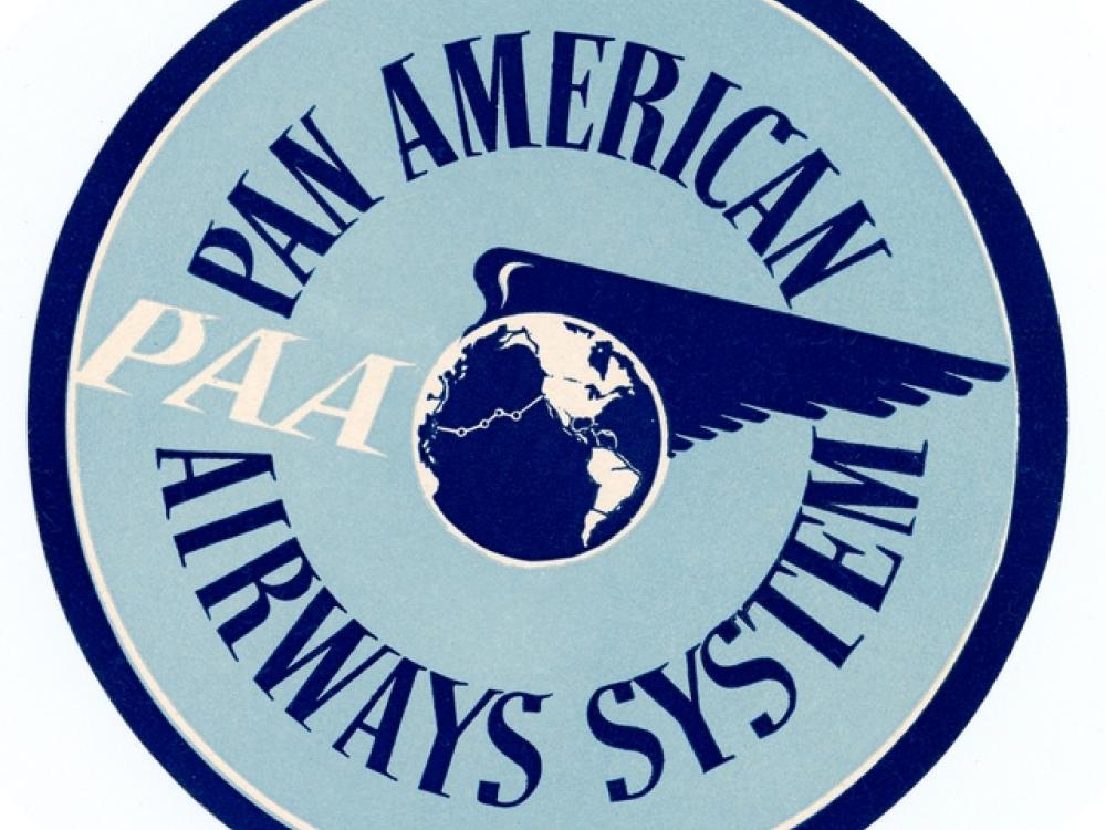 Pan Am Bag Label