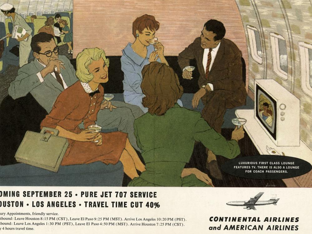 Continental Airlines Brochure