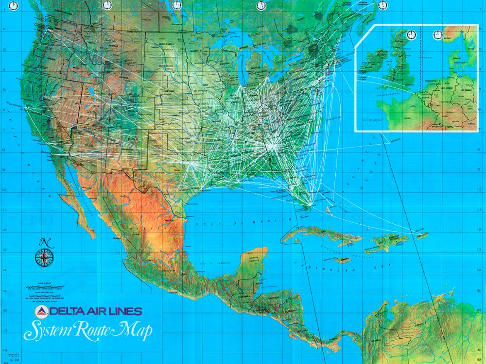 Delta Route Map