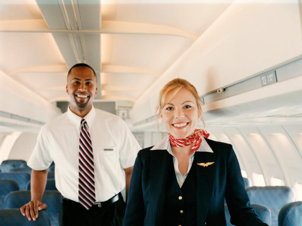 Two Flight Attendants