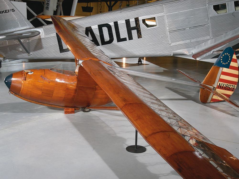 Bowlus BA-100 Baby Albatross at the Udvar-Hazy Center