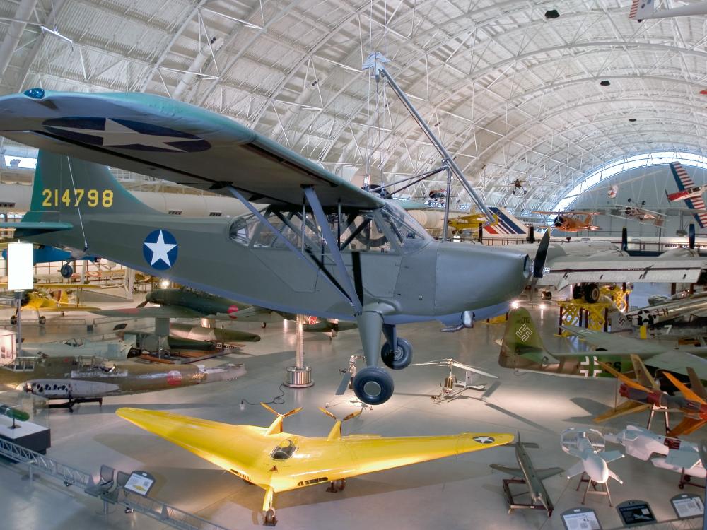 Stinson L-5 Sentinel at the Udvar-Hazy Center