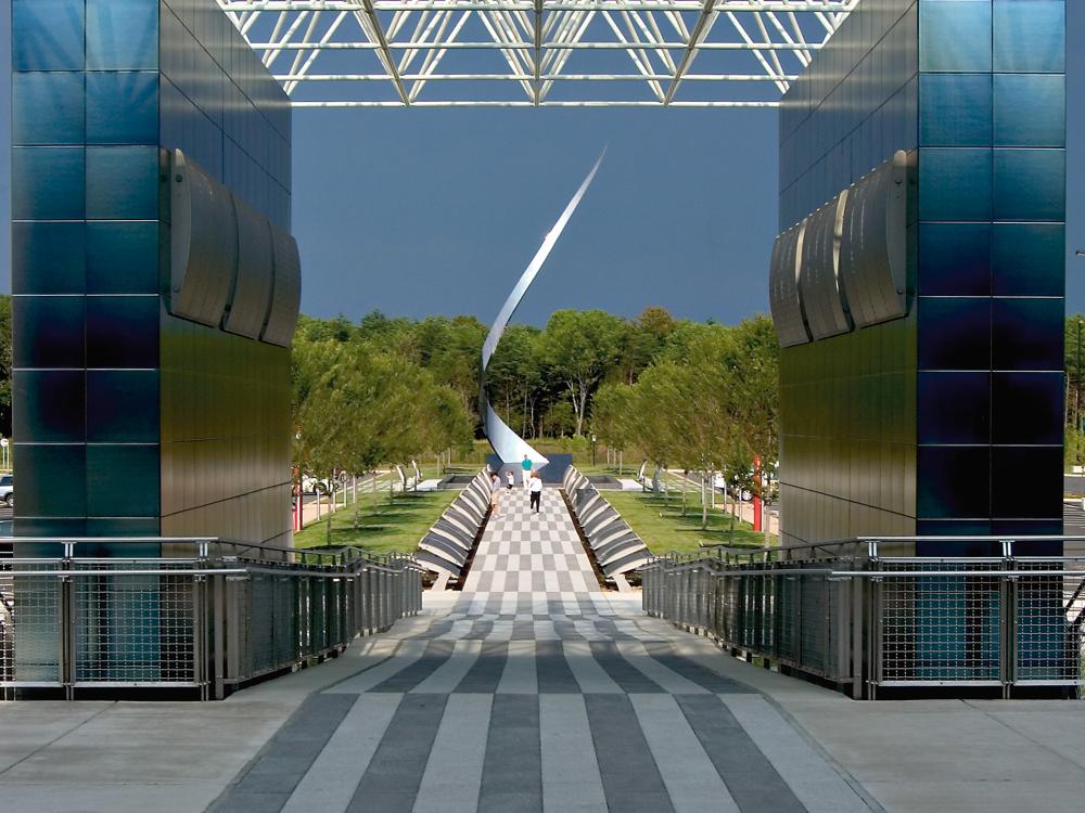 John Safer's magical sculpture, Ascent, at the Udvar-Hazy Center