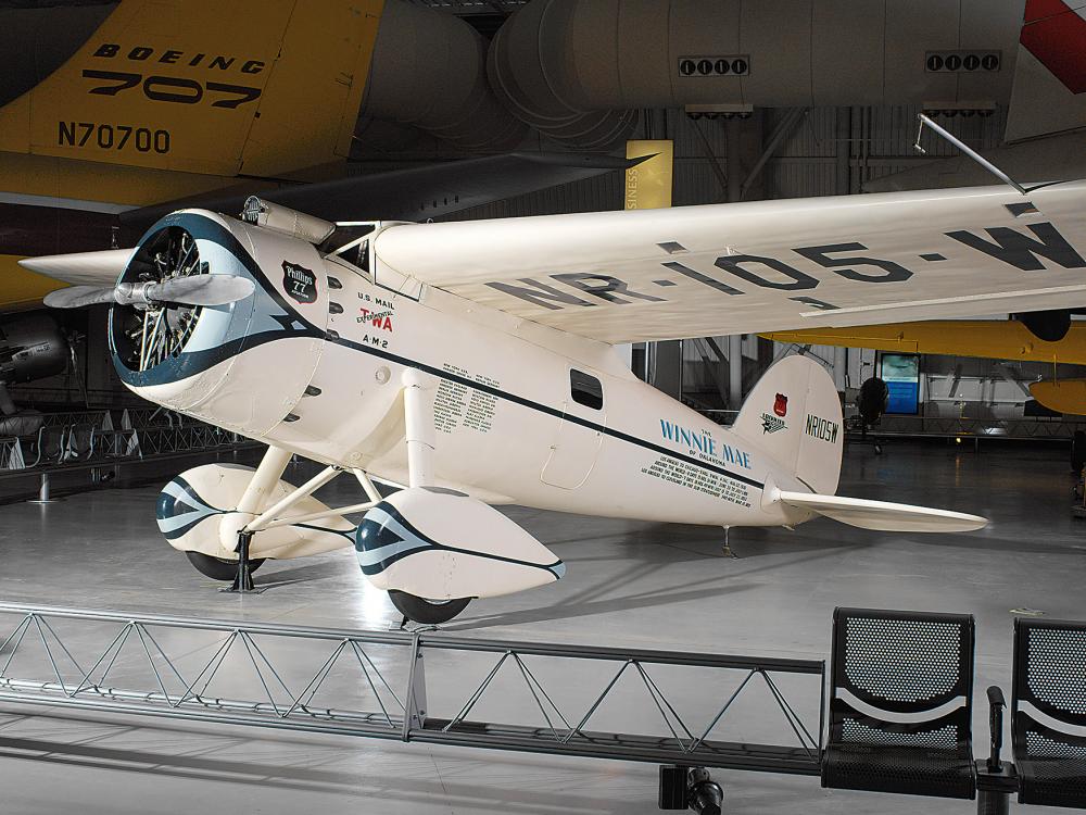 Lockheed Vega Winnie Mae at the Udvar-Hazy Center