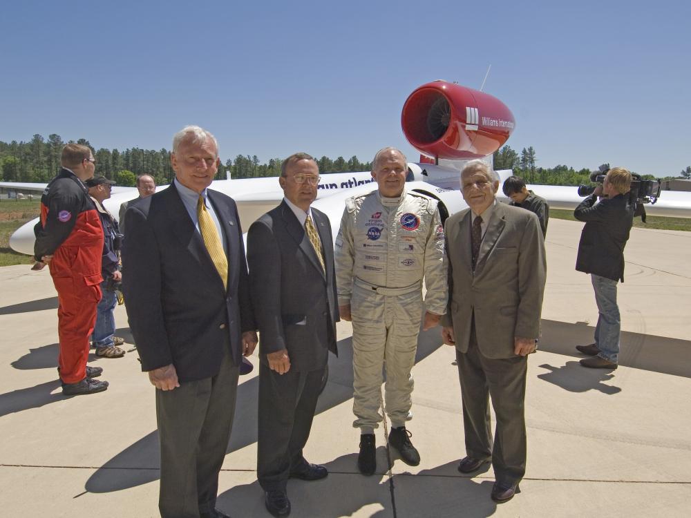 Don Lopez and Steve Fossett