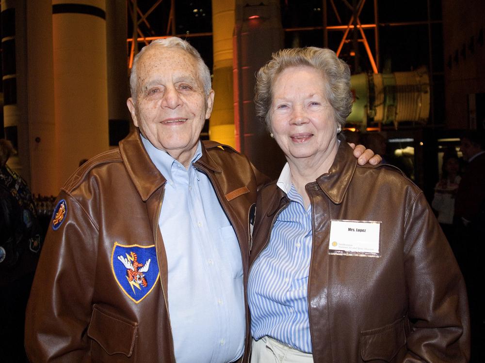 Don and Glindel Lopez at Flight Jacket Night