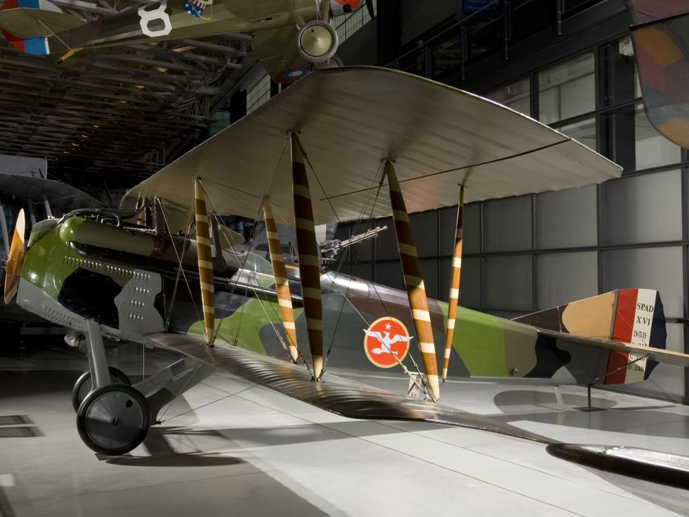 Spad XVI at the Steven F. Udvar-Hazy Center