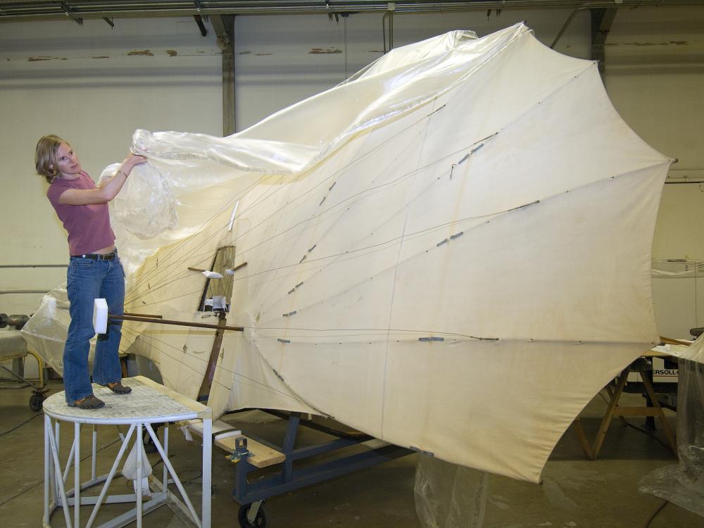 Lilienthal Glider at the Paul E. Garber Facility