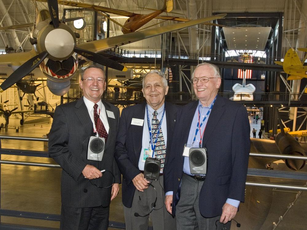 Joe Anderson, Don Lopez, and Neil Armstrong