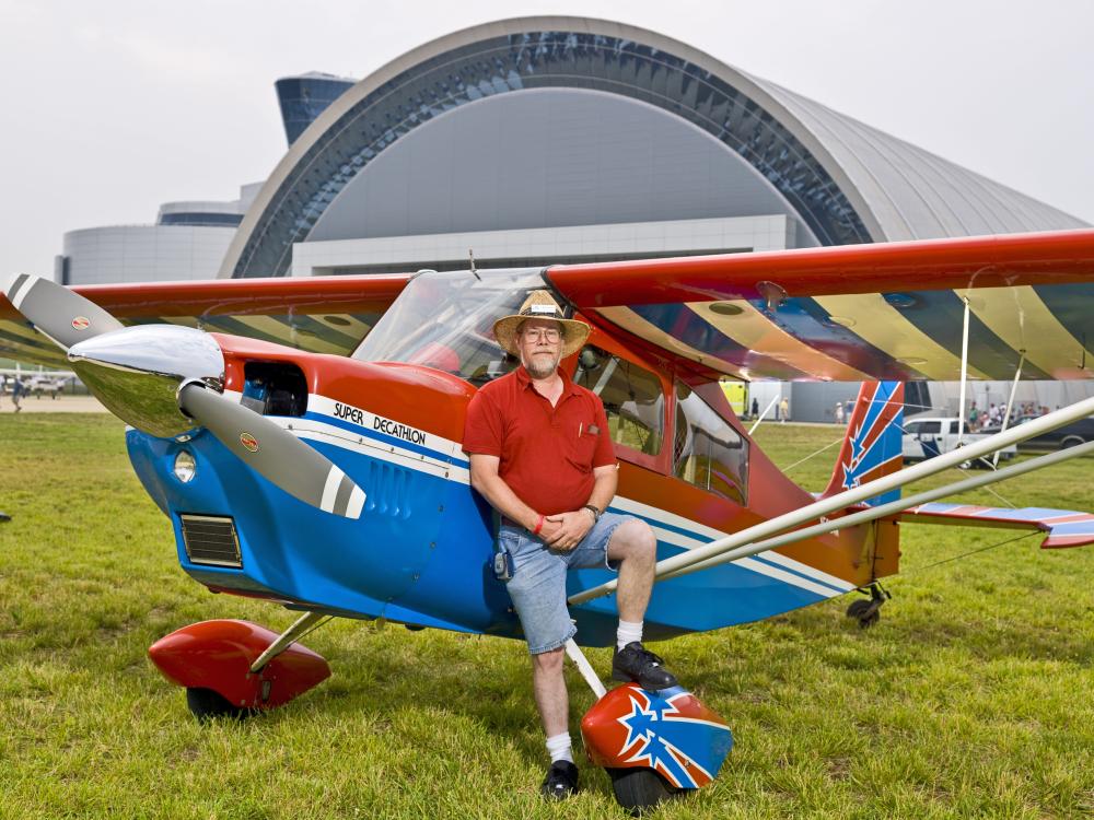 Bob Curran at the 2008 Become a Pilot Family Day at the Udvar-Hazy Center