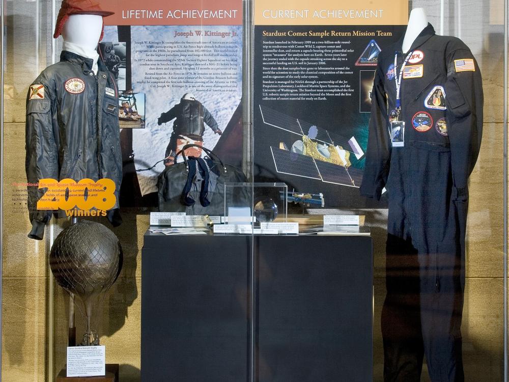 Trophy 2008 Case at the Smithsonian National Air and Space Museum