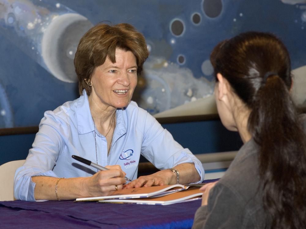 Sally Ride Book Signing