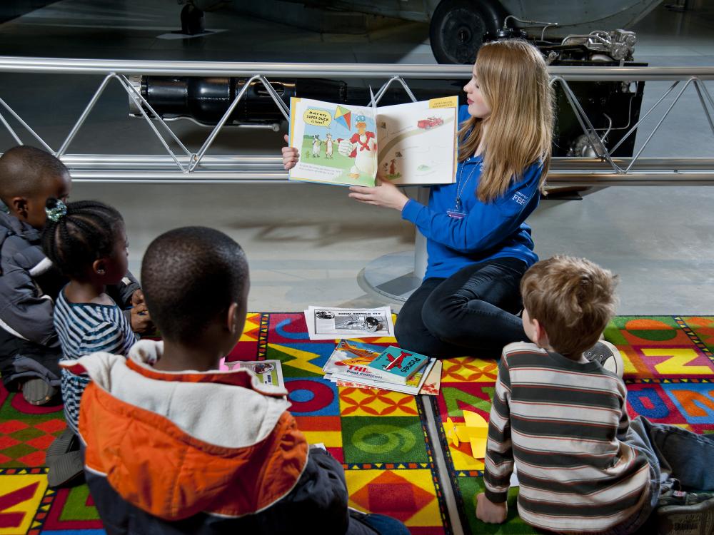 Museum Explainer Reads Story to Children