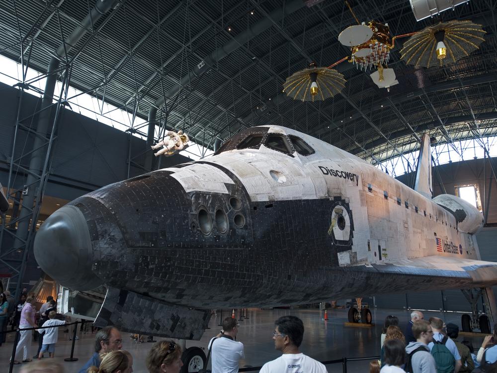 Space Shuttle Discovery on Display