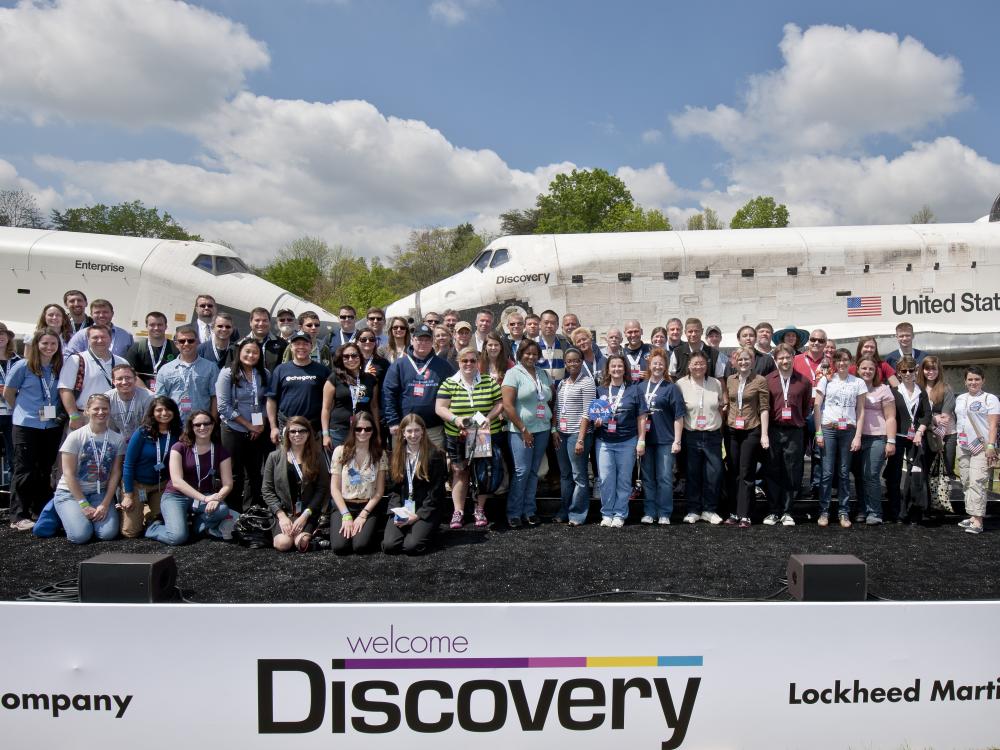 Discovery NASA Social with Space Shuttles Enterprise and Discovery