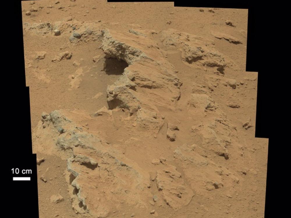 Ancient Streambed on Mars